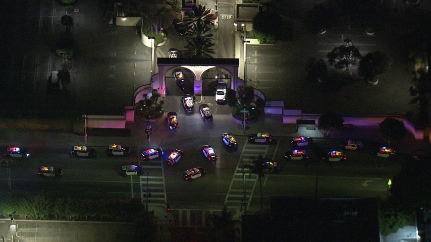 美國好萊塢發(fā)生槍擊事件 警察包圍電影公司與嫌犯對峙