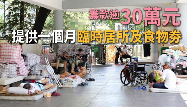香港北角扶輪會支援社區(qū)組織協(xié)會幫助露宿者