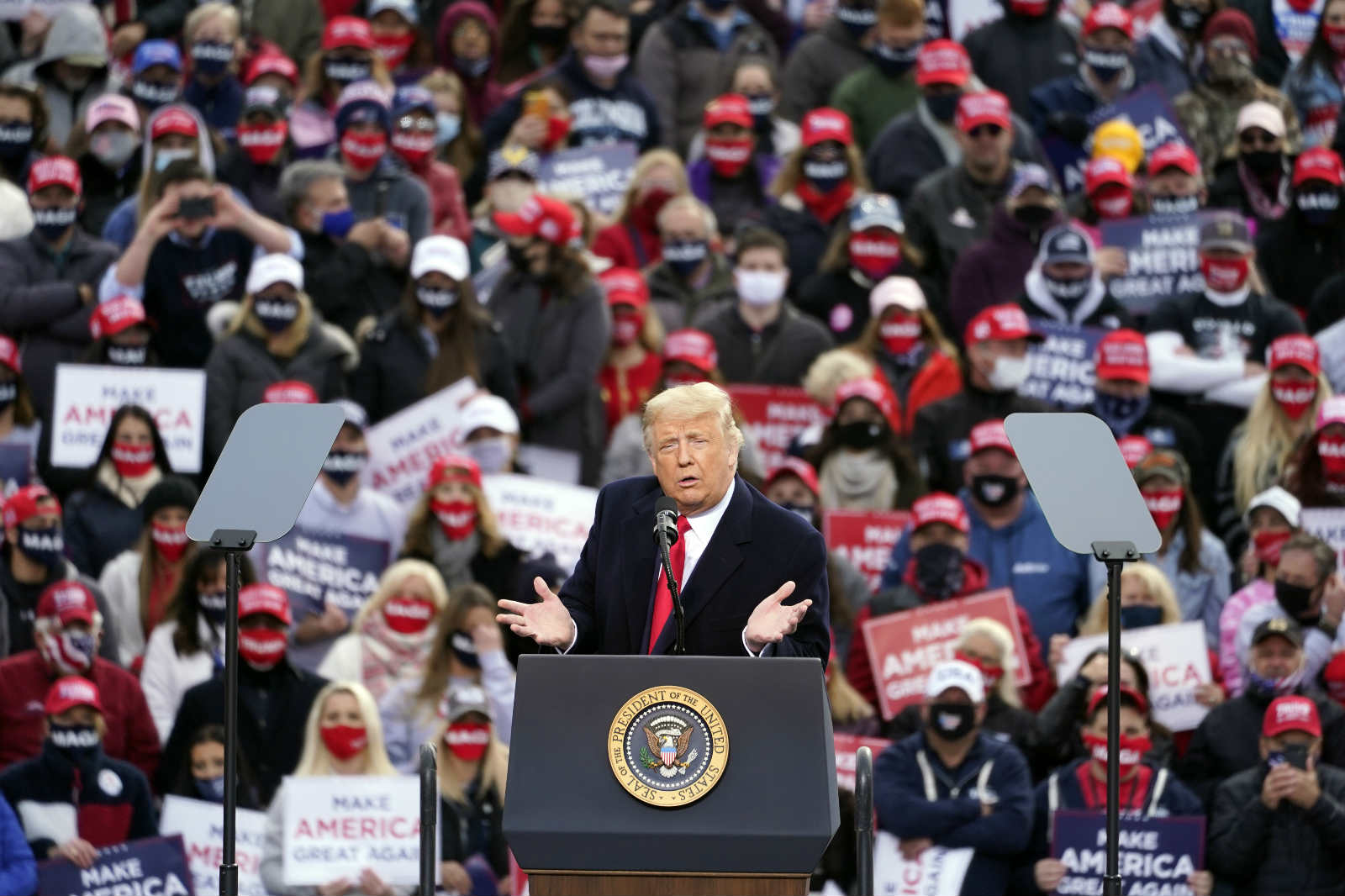 特朗普稱即使沒有疫苗疫情亦會扭轉(zhuǎn) 拜登指政府已放棄人民