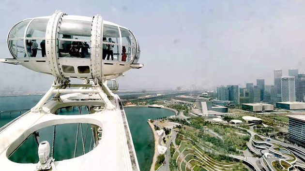 深圳寶安歡樂港灣摩天輪營業(yè)啦！集美們，走起！