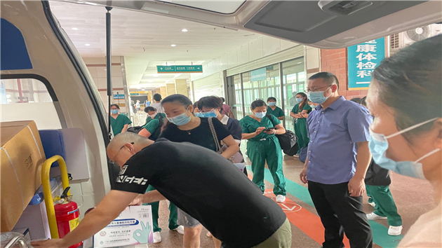 廈門三院核酸採樣隊隨市隊出發(fā)支援莆田