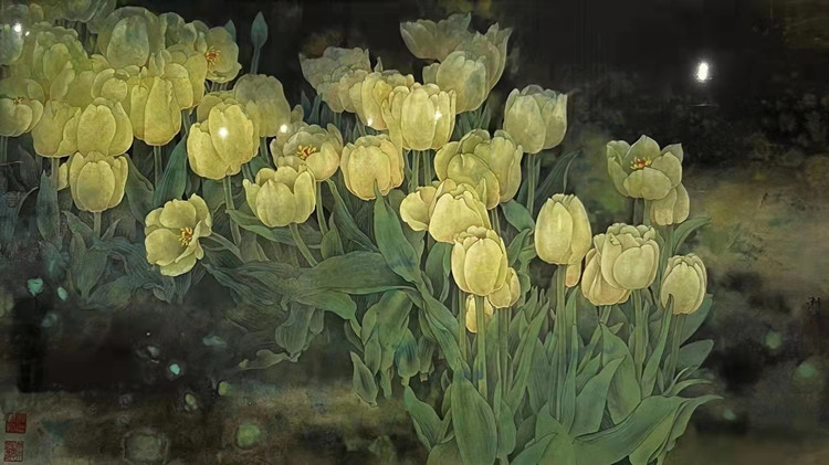 吐納英華，凝香四季，藝術(shù)家陳湘波作品在廈展出