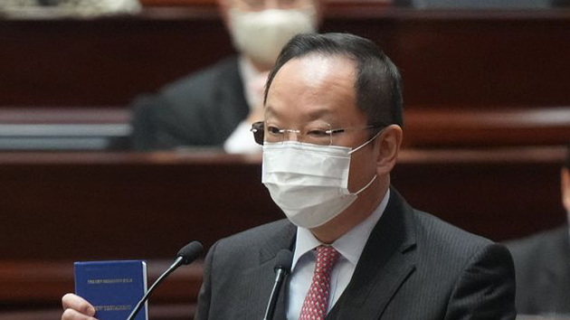 陳仲尼致歉：將盡快全面恢復(fù)投入立法會(huì)工作