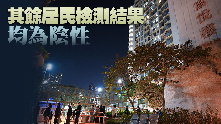 深水埗富悅樓2259人接受檢測(cè) 有一個(gè)樣本結(jié)果仍在核實(shí)