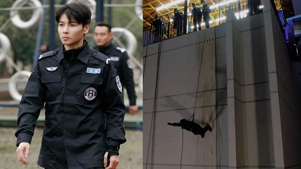 【娛樂】特警考驗 張晉挑戰(zhàn)18米高空索降