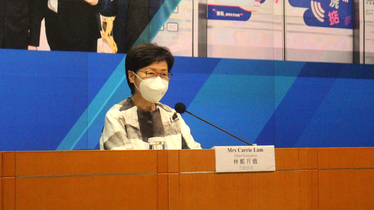 全民快測次日呈陽增373宗 林鄭：非指數(shù)式上升屬可處理範圍 