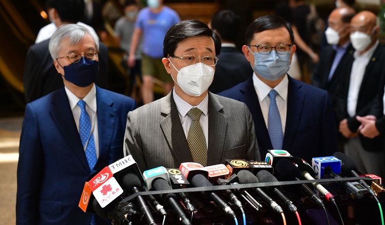 特首選舉提名期昨結(jié)束 李家超強(qiáng)調(diào)法治是基石