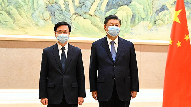 習(xí)近平會(huì)見(jiàn)李家超 強(qiáng)調(diào)香港正處由治及興關(guān)鍵期