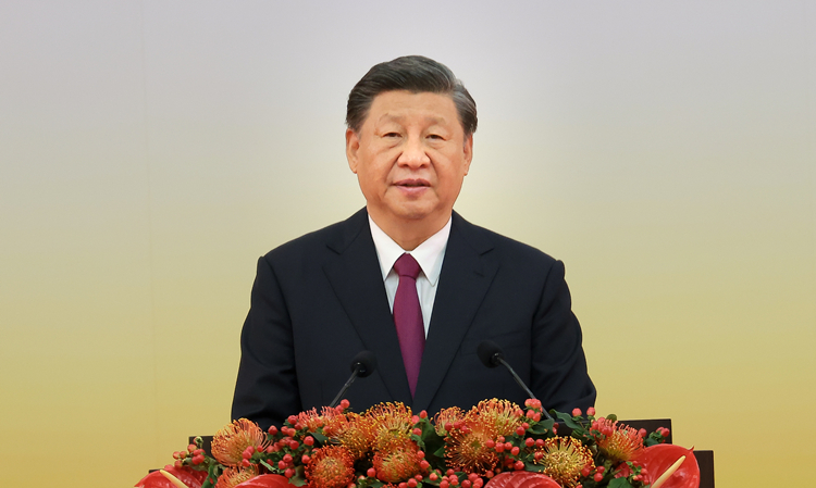  慶祝香港回歸祖國25周年大會(huì)暨香港特區(qū)第六屆政府就職典禮隆重舉行  習(xí)近平：「一國兩制」須長期堅(jiān)持 