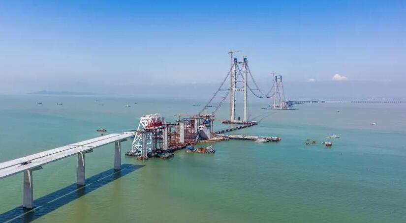 深中通道建設(shè)現(xiàn)場熱火朝天 智能製造為超級工程按下「加速鍵」