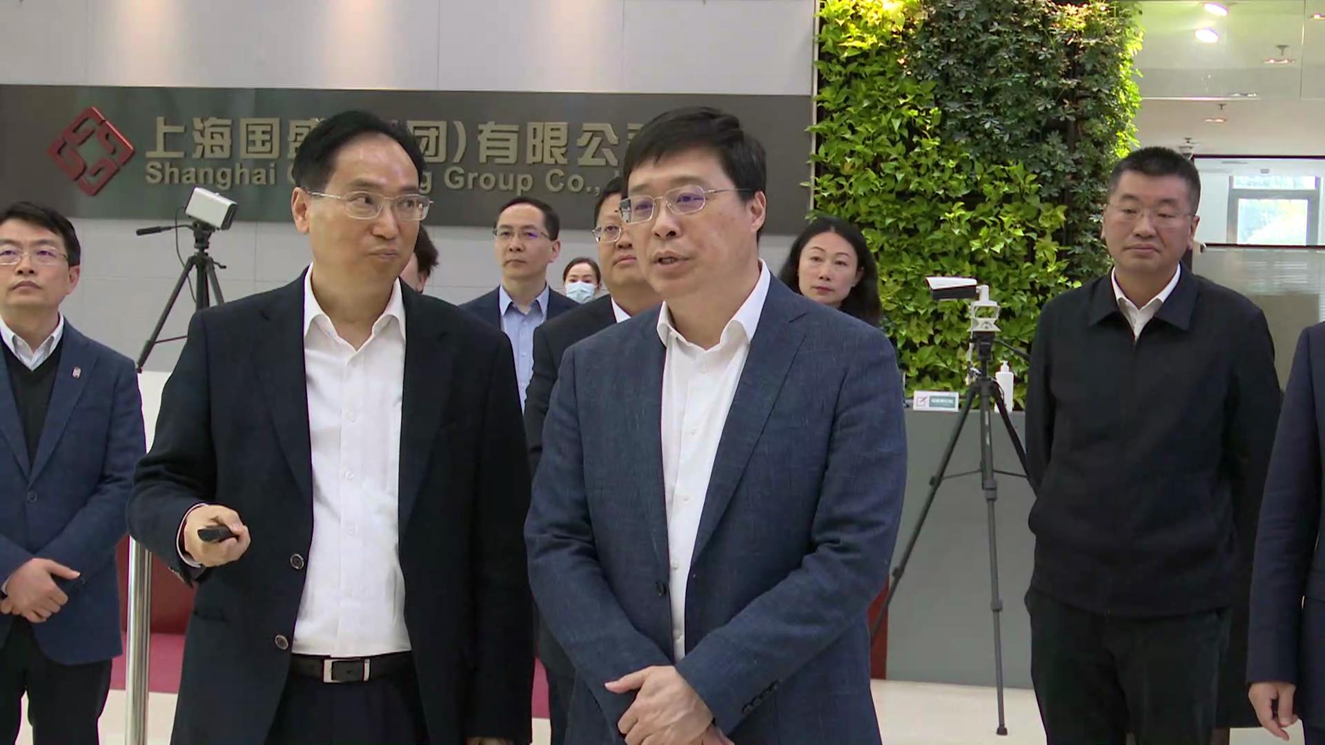 有片|山西省委常委、太原市委書記韋韜赴上海國盛考察招商