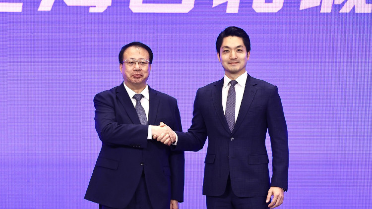 龔正與臺北市長蔣萬安共同出席臺北市答謝晚宴