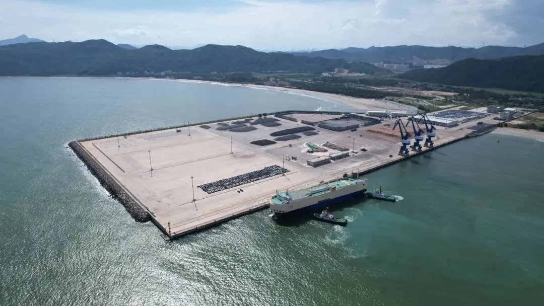 小漠國際物流港首次獨立包船出口1580輛汽車