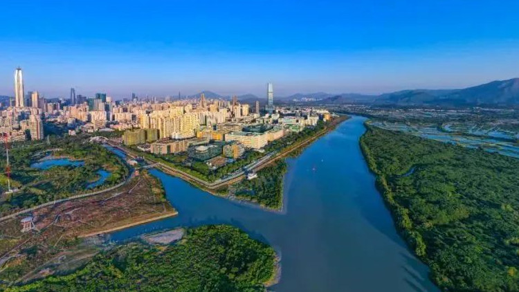 河套標(biāo)識(shí)形象「亮起來(lái)」！合作區(qū)深圳園區(qū)有了「新名片」