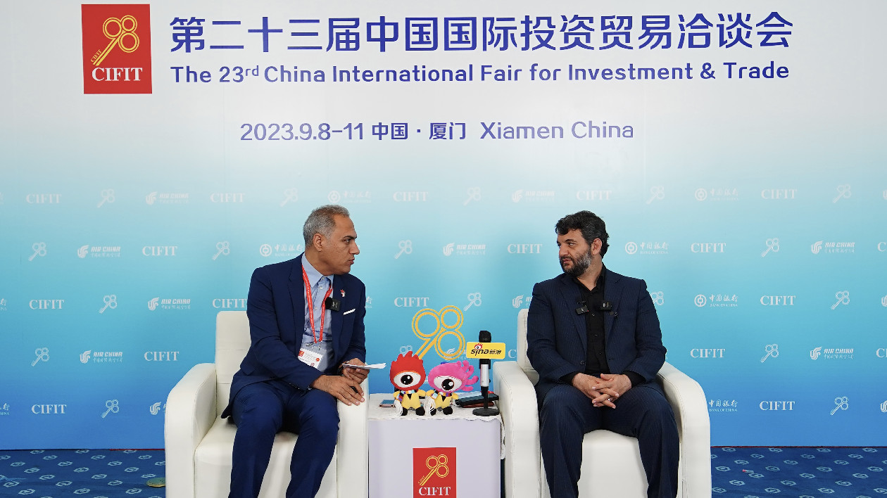 訪伊朗總統(tǒng)顧問兼伊朗自貿(mào)區(qū)及經(jīng)濟(jì)特區(qū)秘書長Hojjatollah Abdolmaleki