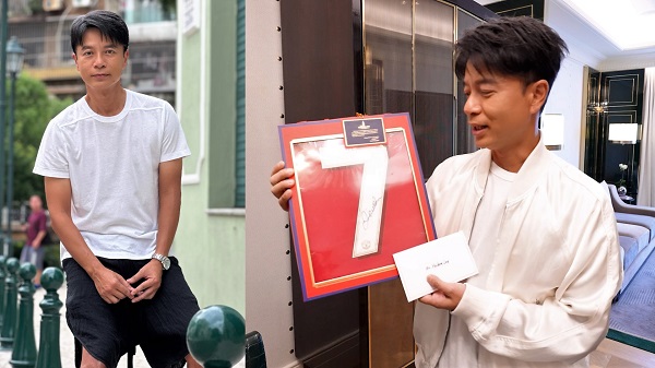 【娛樂(lè)】澳門拍攝演唱會(huì)短片 李克勤獲贈(zèng)碧咸簽名球衣