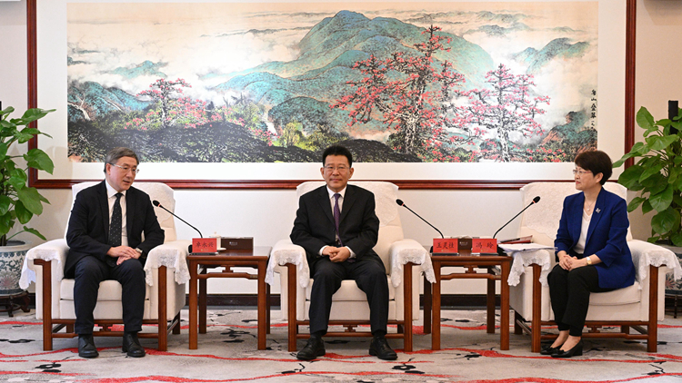 卓永興訪問廣州 與港澳辦副主任王靈桂及粵副省長馮玲會面