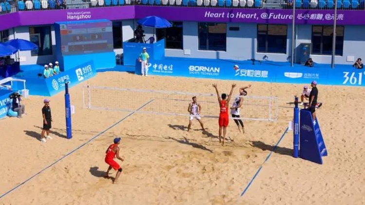 ?中國隊開門紅！亞運會中國男子沙排首戰(zhàn)告捷