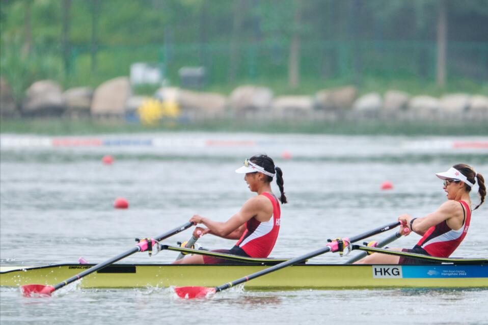港隊亞運直擊｜男、女子輕量級雙人雙槳決賽  港隊組合無功而還同得第六