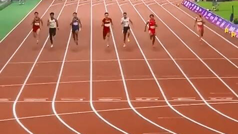 【亞運(yùn)奪冠】有片 | 男子百米飛人大戰(zhàn)：謝震業(yè)9秒97奪冠