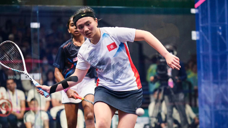 港隊(duì)亞運(yùn)直擊｜激鬥5局僅負(fù)西瓦桑加里 陳善鈺壁球女單得銀