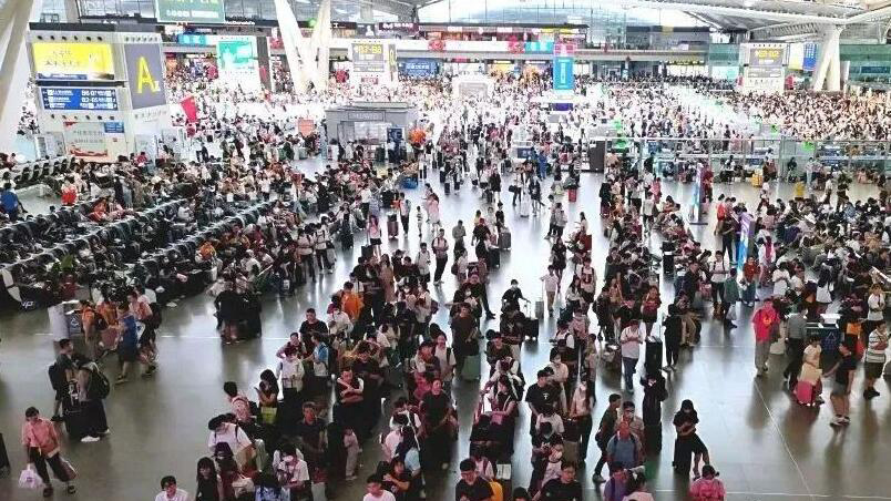 中國鐵路國慶黃金周多項(xiàng)指標(biāo)創(chuàng)新高