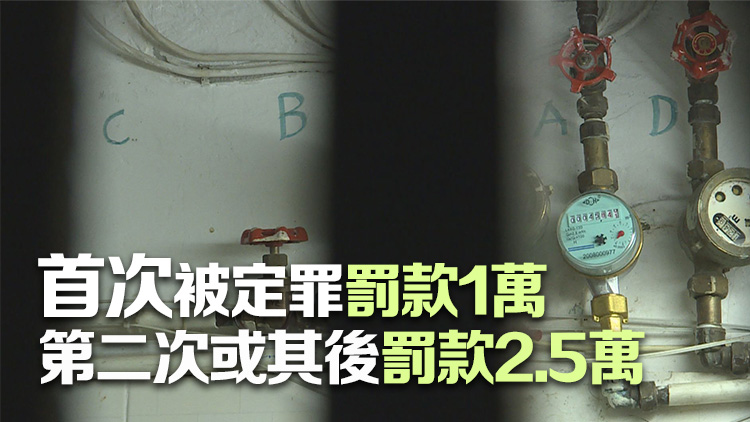 政府?dāng)M修例將濫收水費(fèi)罰則改為兩級(jí)制 下月1日立法會(huì)首讀