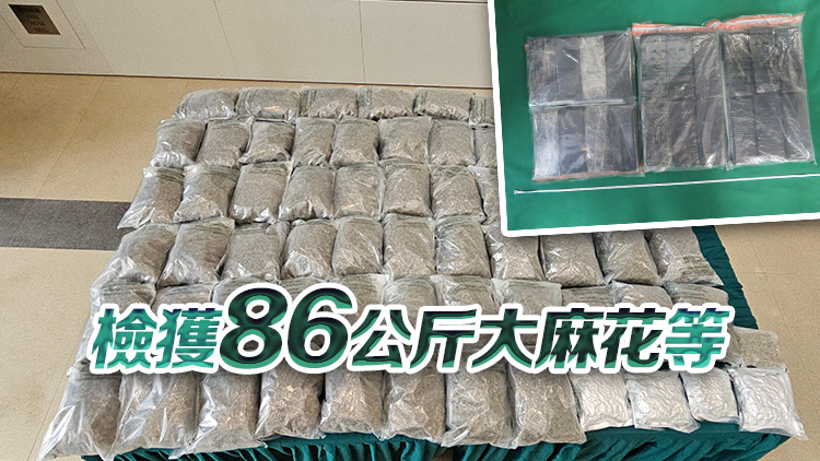 海關(guān)破獲2宗販毒案 檢值2040萬元毒品 拘3男