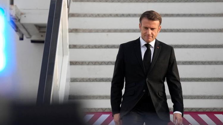 巴以衝突｜?馬克龍抵達(dá)以色列 將與以總理內(nèi)塔尼亞胡等人會(huì)晤