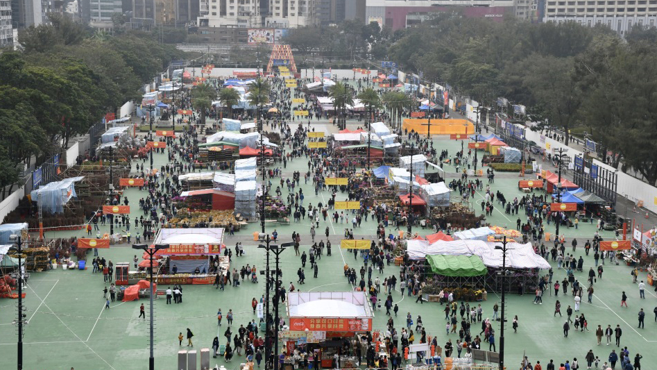 維園年宵攤位競投火爆 快餐攤位最貴22萬成交