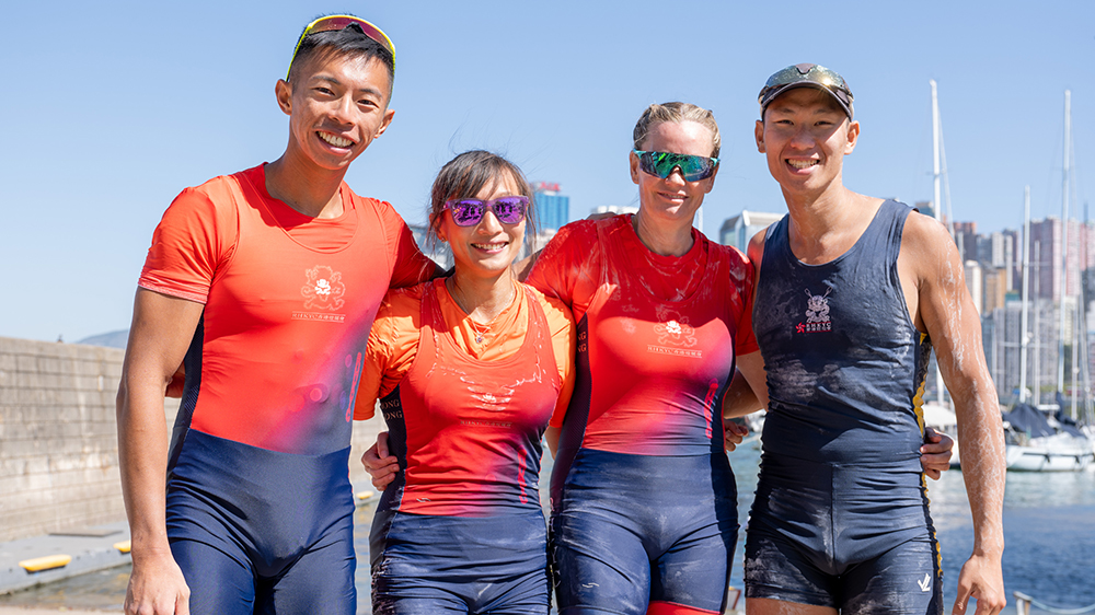 港隊選手出戰(zhàn)鐵人賽 許詠淇趙顯臻奪金 陳鈺文得銀