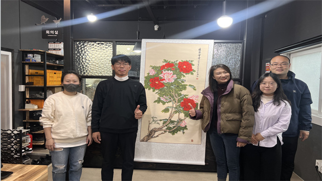 山東陽谷：牡丹花開富貴，中韓友誼長存