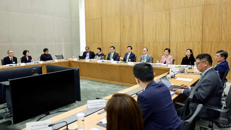 李家超會見駐海外及內(nèi)地經(jīng)貿(mào)辦主管 鼓勵宣揚香港獨特優(yōu)勢