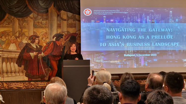 駐柏林經貿辦在布達佩斯向匈牙利企業(yè)介紹香港商機