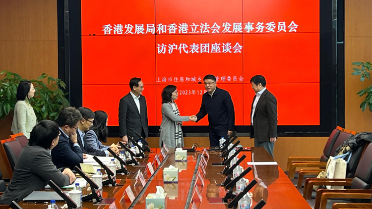 甯漢豪率團繼續(xù)上?？疾煨谐?拜訪上海市住建委