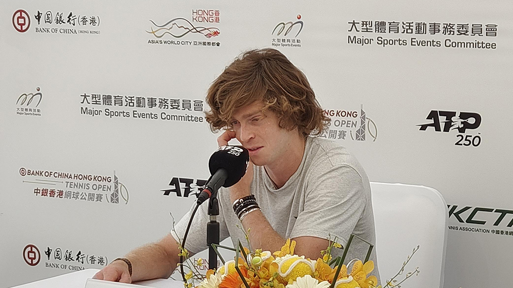 香港網(wǎng)球公開賽開打在即 頭號種子盧布列夫信心滿滿