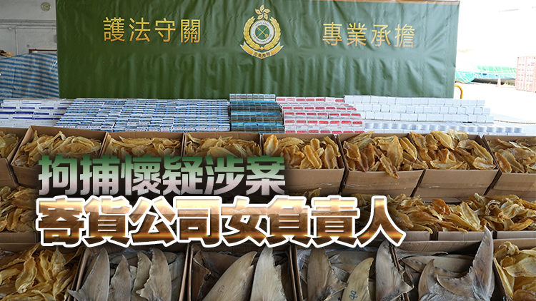 海關(guān)葵涌偵破以遠(yuǎn)洋船走私貨物案 檢值600萬(wàn)花膠魚(yú)翅等