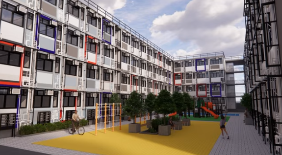 東華三院流浮山過(guò)渡性房屋項(xiàng)目動(dòng)土 提供1233個(gè)單位