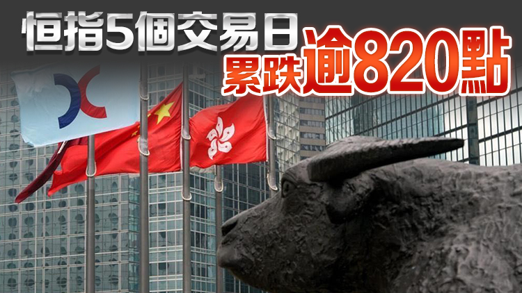 【收市盤(pán)點(diǎn)】港股全日跌310點(diǎn)  大型科網(wǎng)股走低