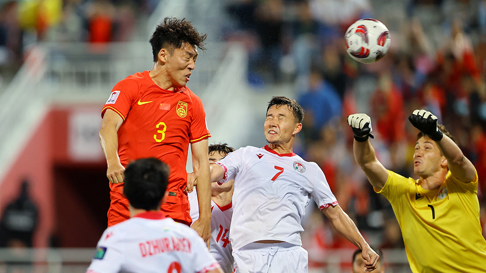 亞洲盃｜朱辰傑入球被吹 中國(guó)隊(duì)0:0賽和塔吉克斯坦隊(duì)