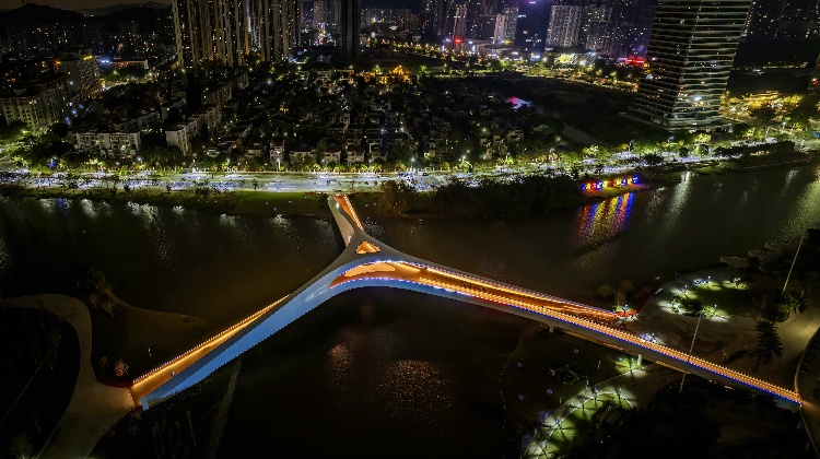 融通大灣區(qū)｜聚星橋今日開通！南沙56個重點項目集中開工竣工