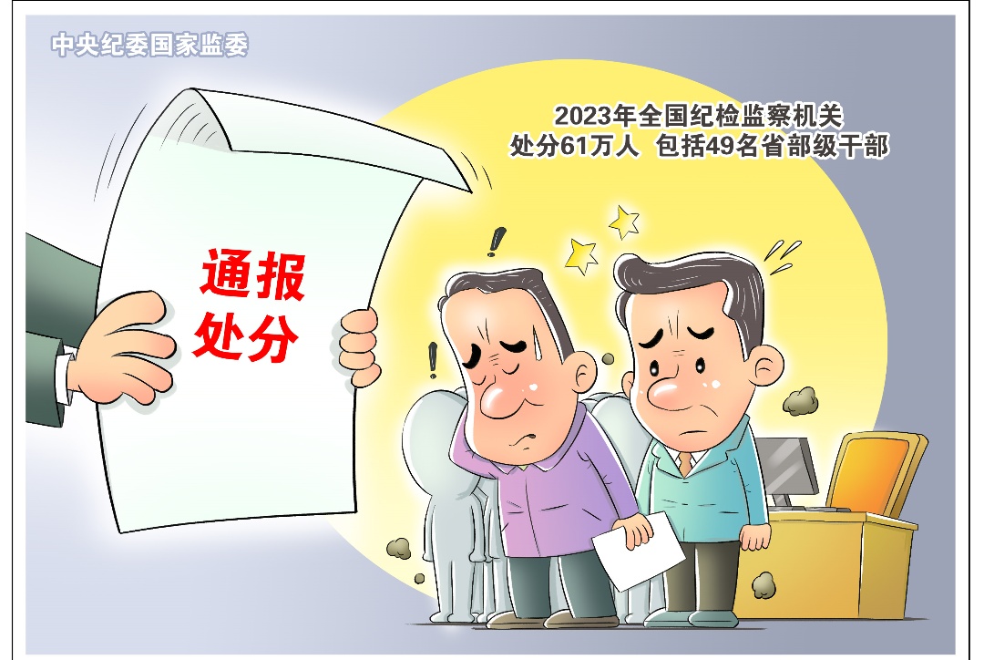 中央紀(jì)委國家監(jiān)委通報2023年對紀(jì)檢監(jiān)察幹部監(jiān)督檢查審查調(diào)查情況