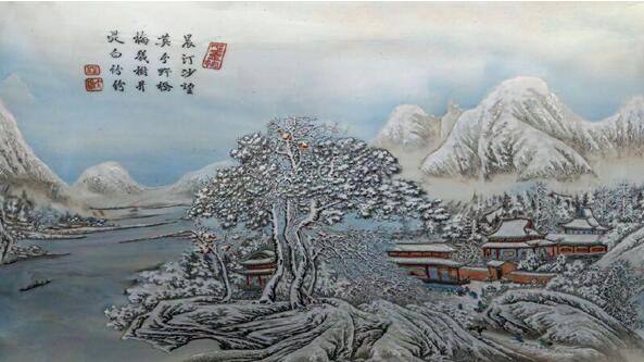談20世紀50年代《雪望圖》重工粉彩瓶藝術(shù)美學(xué)價值