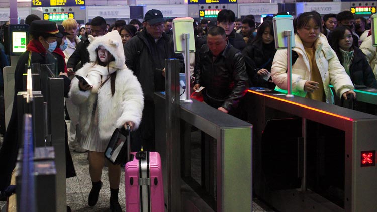 全國鐵路春運累計發(fā)送旅客突破1億人次