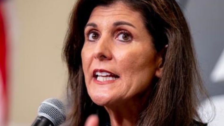 美共和黨總統(tǒng)競選人黑利申請?zhí)厍诰秩松肀Ｗo