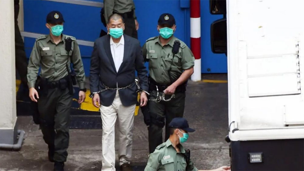 ?特區(qū)政府強(qiáng)烈譴責(zé)和反對(duì)四位前美國(guó)駐香港總領(lǐng)事就黎智英案的干預(yù)和抹黑言論