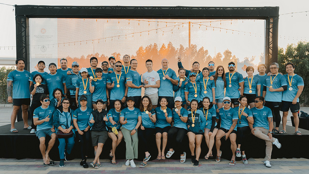 第二屆香港龍舟節(jié)在迪拜舉行 約1200名選手參加