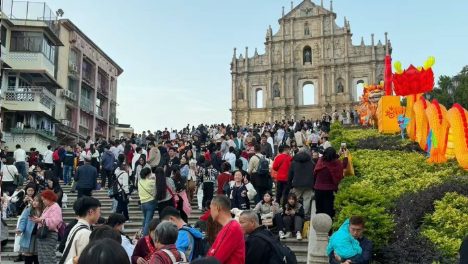 澳門旅議會(huì)料新春黃金周假期訪澳旅客破百萬人次