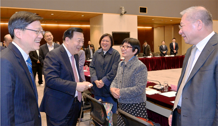 圖集｜夏寶龍今在港繼續(xù)考察調(diào)研地區(qū)治理及會見不同界別