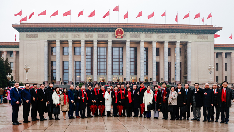 圖片新聞｜港區(qū)全國(guó)人大代表參加人大開幕會(huì)